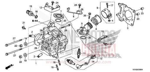 CULASSE SH125ADG de 2016